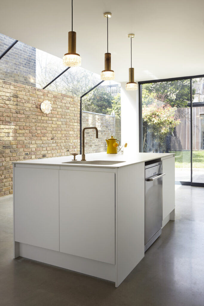Burrows Road Glazed Envelope in Kensal Rise, NW London, designed by RISE Design Studio architects
