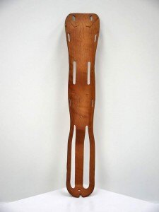 Ray Eames - stackable plywood leg splint for the armed forces