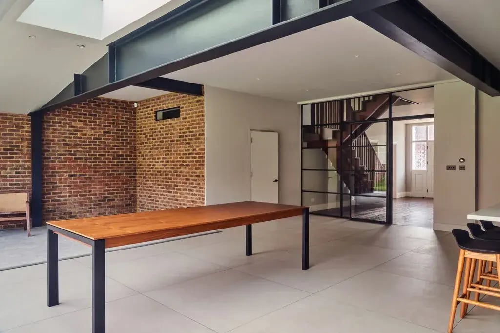 Rear extension in Willesden, designed by architects RISE Design Studio