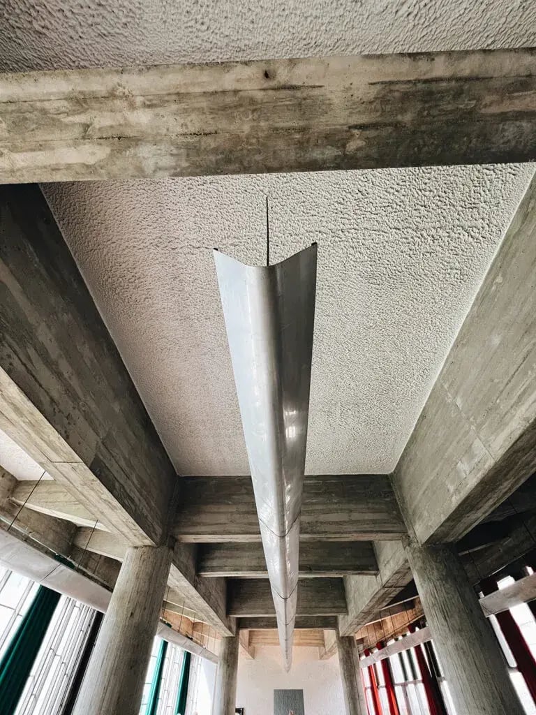 Rediscovering Le Corbusier's Radical Vision at La Tourette view of the refectory