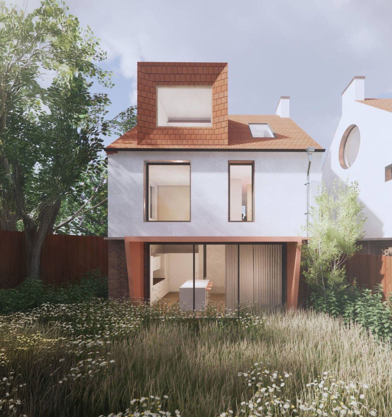 RISE-Design-Studio-Architects-Greenwich-Three-Houses-Backland-Development-Sustainable-Architecture-2MC-Front-view-5