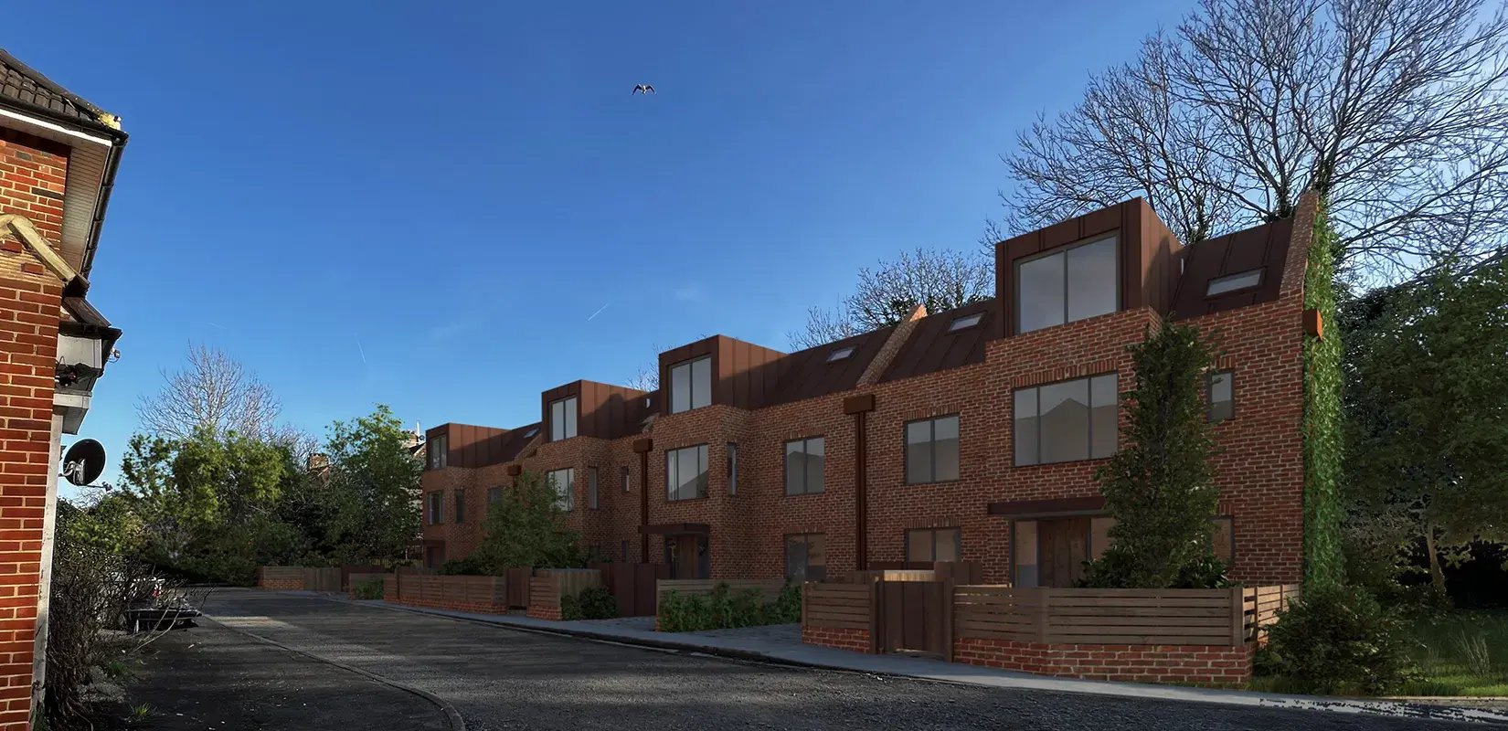 RISE-Design-Studio-Architects-Kenton-Mews-Houses-Sustainable-Architecture-2CB-Street-View