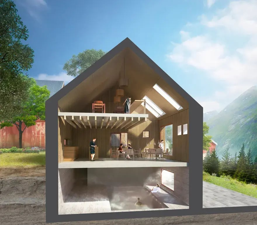 RISE-Design-Studio-Architects-Lake-Kroderen-Yoga-Retreat-3AF-01-Sectional-Perspective