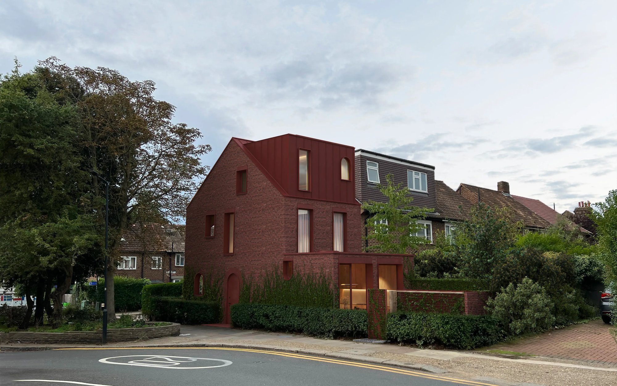 RISE-Design-Studio-Architects-Red-Arches-House-Backland-Development-3AF-04-Street-View-2