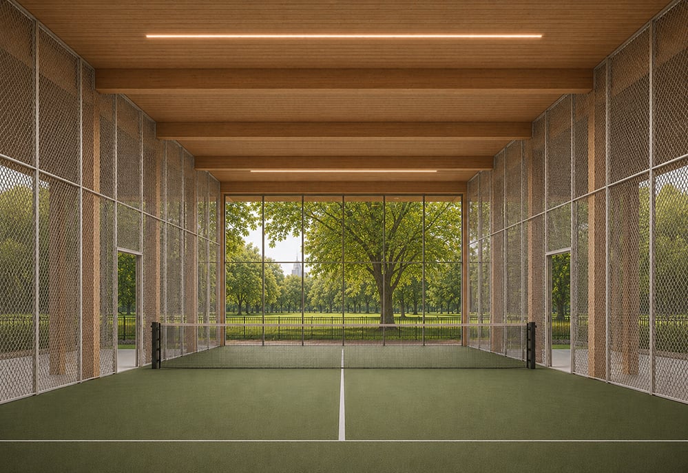 indoor-padel-court-regents-park-london-rise-design-studio