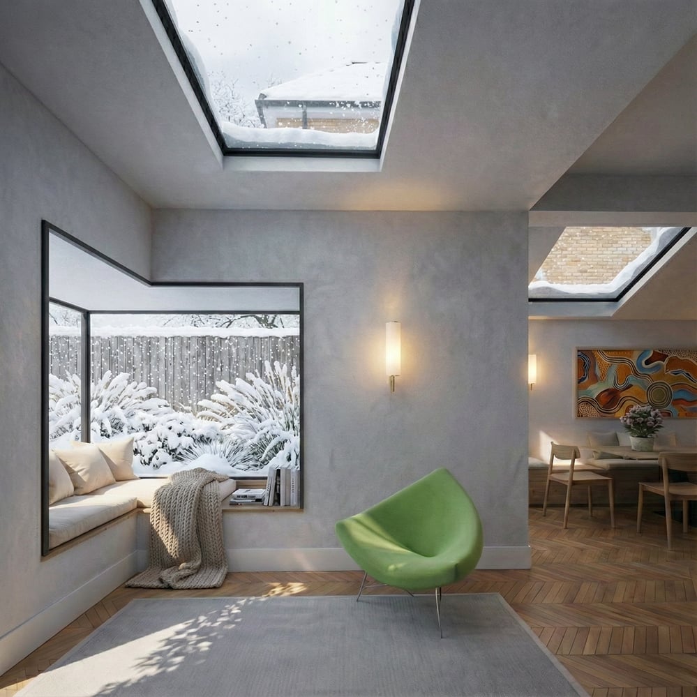 low-energy-home-interior-london-winter-rooflights