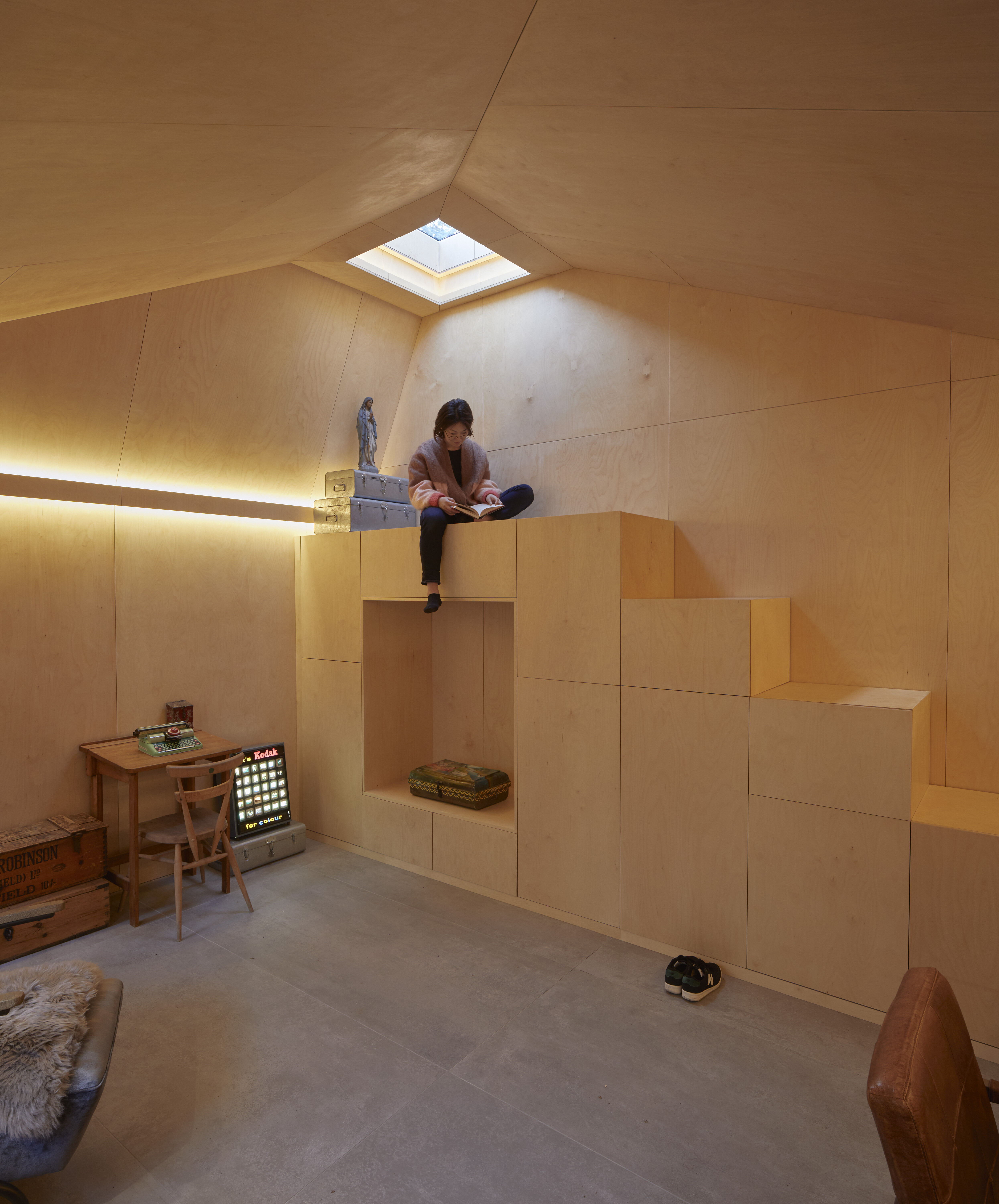 A modern garden room with clean architectural design, showcasing the importance of thoughtful architectural choices for those exploring 'How to Find the Right Architect' for personalised and functional designs.